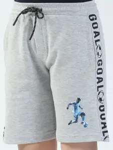 Monte Carlo Boys Typography Printed Mid-Rise Outdoor Bermuda Shorts