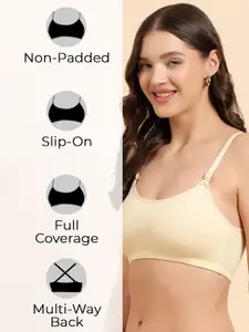 KOMLI Women Bralette Full Coverage Slip-On Bra