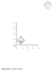 GIVA Rhodium-Plated Contemporary Pendants with Chains