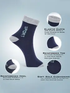 MJE Pack Of 6 Patterned Cotton Ankle Length Socks