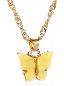 DressBerry Gold-Plated Contemporary Pendants with Chains