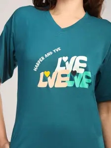 Duchess Women Pack Of 2 Printed T-shirt Nightdress