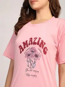 Duchess Women Pack Of 2 Typography Printed Nightdress