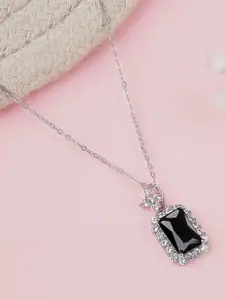 Bishty Fashion Silver-Plated Contemporary Pendants with Chains