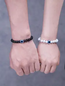 Sukhad Set of 2 Artificial Beaded Bracelets