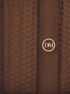 Da Milano Men Textured Leather Two Fold Wallet