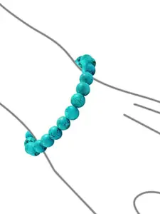 Sukhad Turquoise Beaded Bracelet