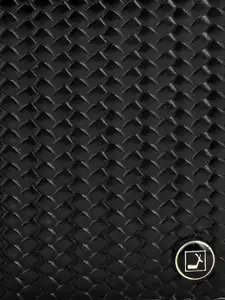 Da Milano Men Geometric Textured Leather Two Fold Wallet