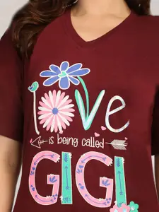 Duchess Women Pack of 2 Printed Maternity Nightdress