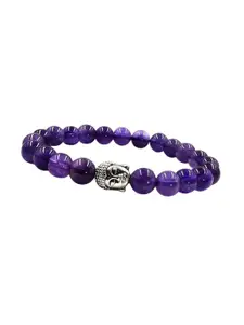 Sukhad Amethyst Beaded Bracelet