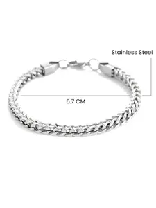 SALTY Pack of 2 Men Nonchalant Silver Bracelet