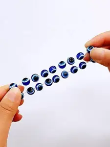 Sukhad Evil Eye Beaded Elasticated Bracelet