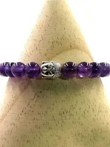 Sukhad Amethyst Beaded Bracelet