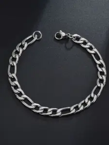 SALTY Pack of 2 Men Biker Silver Bracelet