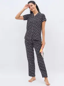 Clovia Women Printed Night suit