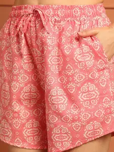 TAG 7 Women 2 Printed Lounge Shorts