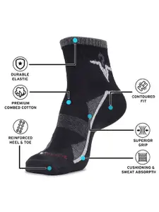 MJE Men Pack Of 5 Patterned Ankle Length Socks