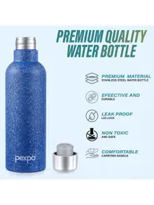 Pexpo Blue Single Stainless Steel Water Bottle