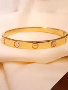 Estailo fashion Alloy Gold-Plated Bangle-Style Bracelet