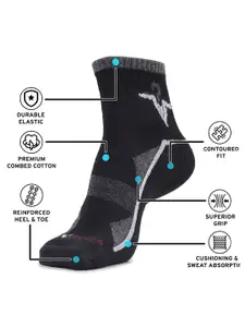 MJE Men Pack Of 5 Patterned Ankle Length Socks