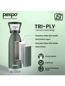 Pexpo Green Single Stainless Steel Water Bottle