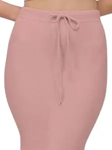 Moda Rapido Pack Of 2 Ankle-Length Mermaid-Fit High-Rise Saree Shapewear