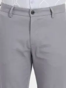 JADE BLUE Men Slim Fit Trousers