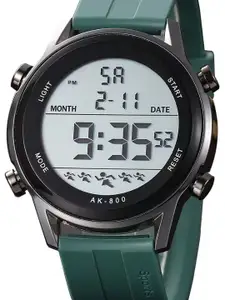 ON TIME OCTUS Men Pack Of 8 Dial & Straps Digital Watch DIGITAL-028 TEAL