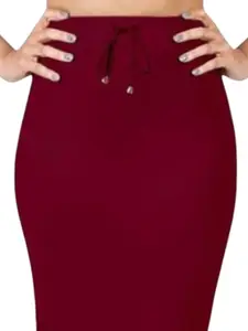 Moda Rapido Pack Of 2 Mermaid Saree Shapewear With Side Slit