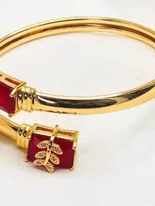 Anouk 18k Gold-Plated American Diamond Kada Bracelet