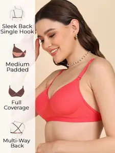DressBerry Pack Of 2 Full Coverage Lightly Padded Bra