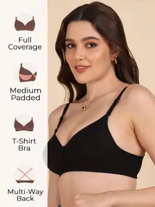 DressBerry Pack of 2 Seamless Full Coverage Lightly Padded