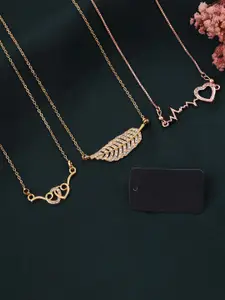 Anouk Brass Gold-Plated Necklace