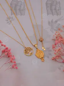 Anouk Women Brass Gold-Plated Necklace