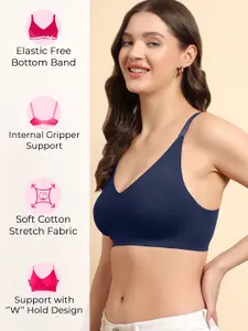 Tweens Invisi-Fit Cotton Spandex Non-Padded Bonded Seamless Bra