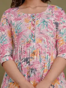 FASHION CLOUD Women Printed A-Line Kurti