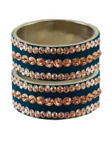 Vidhya Kangan Women Blue Brass Bangle