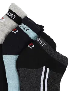 CRUSSET Men Pack Of 3 Ankle Length Cotton Socks