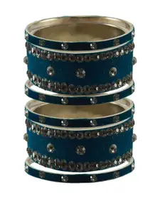 Vidhya Kangan Set Of 6 Stone Studded Bangles