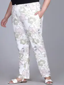 IN Love Printed Cotton Mid-Rise Lounge Pants
