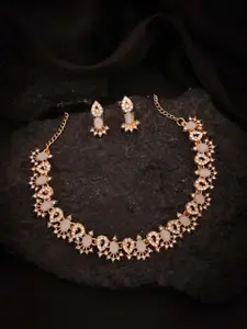 Anouk Gold-Plated Earring & Necklace Set