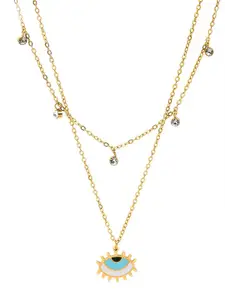 ARTKLIM Women Gold-Plated Contemporary Pendants with Chains