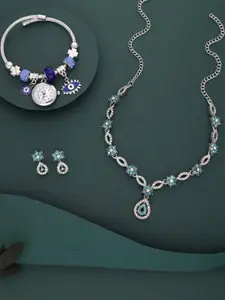 Anouk Gold-Plated Bracelet & Necklace Set