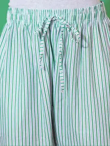 FFLIRTYGO Striped Relaxed Fit Straight-Leg Lounge Pants