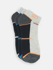 Ajile by Pantaloons Men Pack Of 3 Patterned Ankle-Length Socks