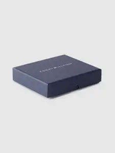 Tommy Hilfiger Men Printed Leather Money Clip