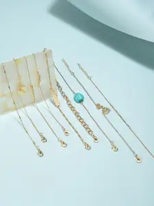 AMI Women 9 Gold-Plated Wraparound Bracelet