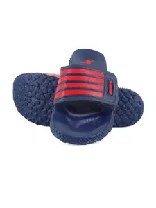Sparx Men Striped Sliders