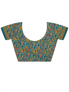 Anouk Ethnic Motifs Printed Banarasi Saree