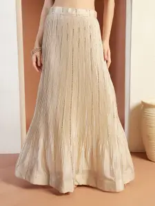 Chhabra 555 Abstract Ombre Print Sequinned Georgette Lehenga With Choli